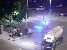 Samochód osobowy zderzył się z cysterną. Groźny wypadek na skrzyżowaniu w Opolu