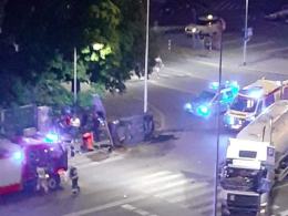 Samochód osobowy zderzył się z cysterną. Groźny wypadek na skrzyżowaniu w Opolu