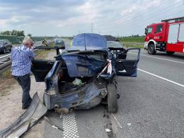 Zderzenie kilku pojazdów na 209 km autostrady A4. Lądował śmigłowiec LPR