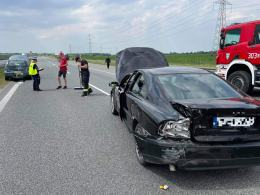 Zderzenie kilku pojazdów na 209 km autostrady A4. Lądował śmigłowiec LPR