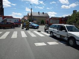 Dwa samochody osobowe zderzyły się w powiecie głubczyckim