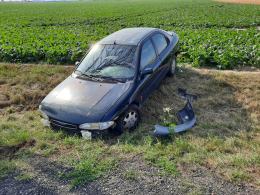 Wypadek w powiecie namysłowskim. Dwie osoby trafiły do szpitala