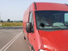 Potrącenie rowerzysty w Namysłowie. Ciężko ranny mężczyzna trafił do szpitala