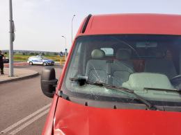 Potrącenie rowerzysty w Namysłowie. Ciężko ranny mężczyzna trafił do szpitala