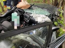 Wypadek na trasie Zawadzkie-Kolonowskie. Ciężko ranna kierująca zabrana do szpitala
