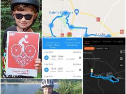 Funkcjonariusze i pracownicy z rodzinami pomagają kilometrami