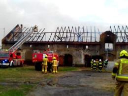 Pożar w powiecie strzeleckim. W akcji kilkanaście zastępów straży