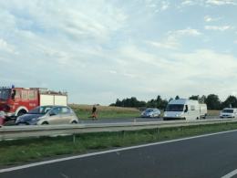 Pożar autobusu na A4. Ewakuowano 43 pasażerów, w tym 34 dzieci