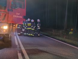 Tragiczny wypadek w powiecie kluczborskim. Kierowca Volkswagena zginął na miejscu