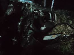 Tragiczny wypadek w powiecie kluczborskim. Kierowca Volkswagena zginął na miejscu