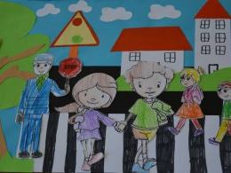 Przepiękne prace przedszkolaków w konkursie "Bezpieczny przedszkolak"