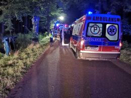 Śmiertelny wypadek w gminie Pokój. Jeden z podróżujących pijany
