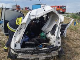 Wypadek na DK40 pomiędzy Wierzchem a Mochowem