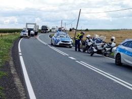 Wypadek na DK40 pomiędzy Wierzchem a Mochowem