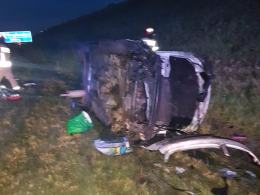 Straciła panowanie nad pojazdem - wypadła z autostrady