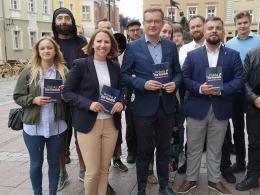 "Polska na nowo" - posłowie Konfederacji przekonywali w Opolu do swojego programu