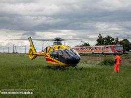 Zignorował znak STOP wjechał wprost pod nadjeżdżający pociąg