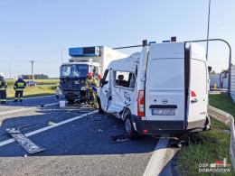 Wypadek na obwodnicy Dobrodzienia