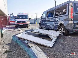 Wypadek na obwodnicy Dobrodzienia