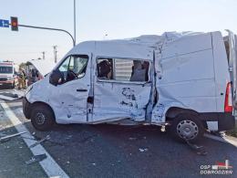 Wypadek na obwodnicy Dobrodzienia