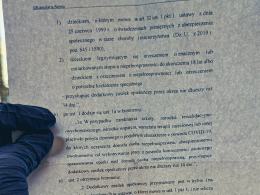 Skazany miał otrzymać list z przepisami epidemicznymi. Były nasączone amfetaminą