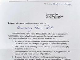 Zorganizowali partyjną konferencję na koszt Urzędu Wojewódzkiego w Opolu