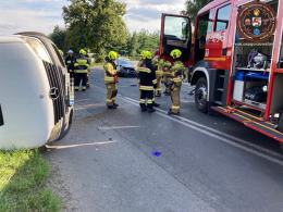 Kolizja na skrzyżowaniu w Gorzowie Śląskim