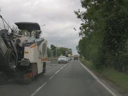 Utrudnienia na ulicy Luboszyckiej w Opolu. Trwa remont nawierzchni