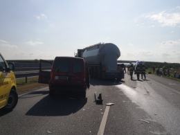 Karambol na opolskim odcinku A4. Najechało na siebie kilka pojazdów