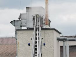 Pożar stolarni w miejscowości Schodnia