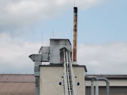 Pożar stolarni w miejscowości Schodnia