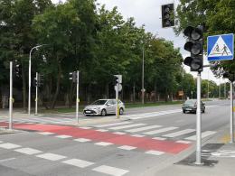 Nowe, bezpieczniejsze przejście dla pieszych na Ozimskiej gotowe