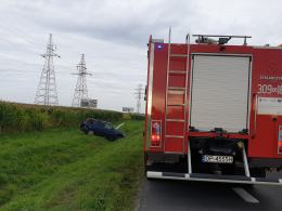 Honda dachowała na obwodnicy Opola. Kierowca pod wpływem alkoholu