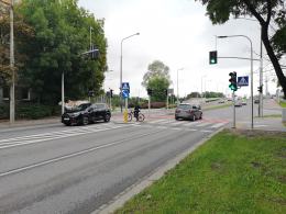 Działają już światła na zmodernizowanym przejściu dla pieszych na ulicy Ozimskiej