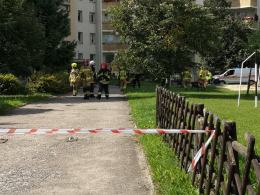 Ulatniający się gaz w budynku mieszkalnym w Opolu, wezwano straż