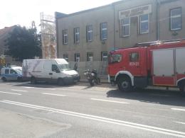 Wypadek w Łosiowie. Poszkodowany motocyklista