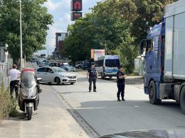 Policyjna obława na ulicy Kępskiej w Opolu