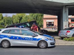 Niebezpieczna kolizja na rondzie w Opolu