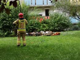 Pożar mieszkania przy ulicy Grota Roweckiego