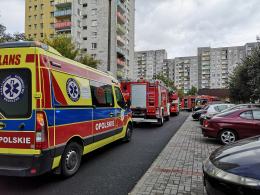 Pożar mieszkania przy ulicy Grota Roweckiego