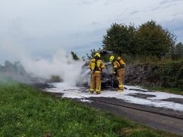 Pożar seicento w gminie Lewin Brzeski