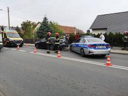 Zderzenie pojazdów w Lędzinach