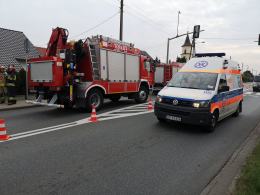 Zderzenie pojazdów w Lędzinach