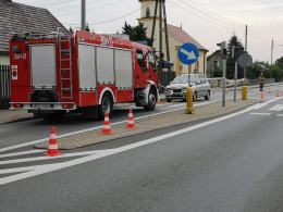 Zderzenie pojazdów w Lędzinach