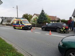 Zderzenie pojazdów w Lędzinach
