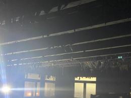 Pożar w Borzysławicach - płonął budynek socjalny