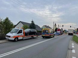 Zderzenie pojazdów w Lędzinach