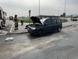 Kolizja w powiecie krapkowickim przy wyjeździe z A4