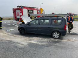 Kolizja w powiecie krapkowickim przy wyjeździe z A4