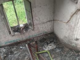 Pożar pustostanu w powiecie nyskim